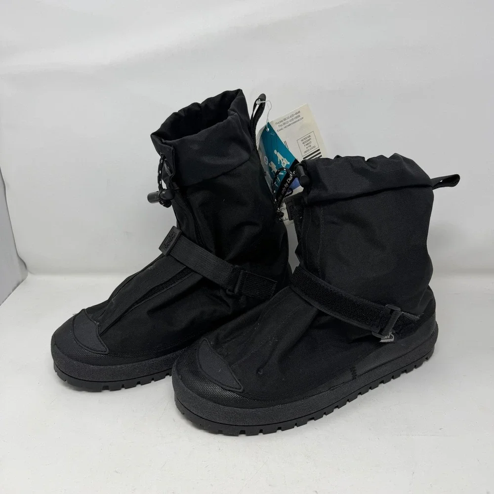 NEOS Traveller T1A Overshoes Mens Medium Black Waterproof Nylon Rain Snow Boots
